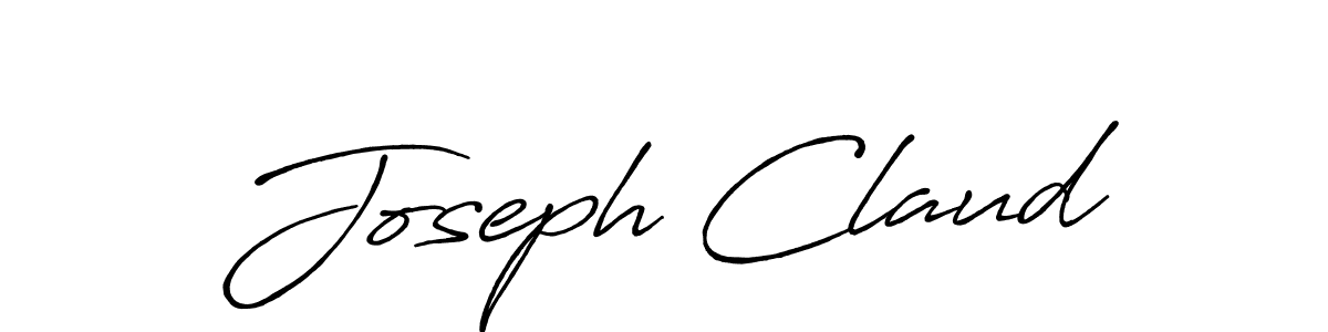 Joseph Claud stylish signature style. Best Handwritten Sign (Antro_Vectra_Bolder) for my name. Handwritten Signature Collection Ideas for my name Joseph Claud. Joseph Claud signature style 7 images and pictures png