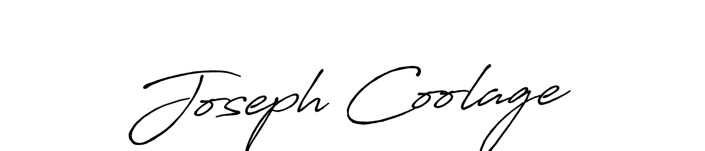 Make a short Joseph Coolage signature style. Manage your documents anywhere anytime using Antro_Vectra_Bolder. Create and add eSignatures, submit forms, share and send files easily. Joseph Coolage signature style 7 images and pictures png