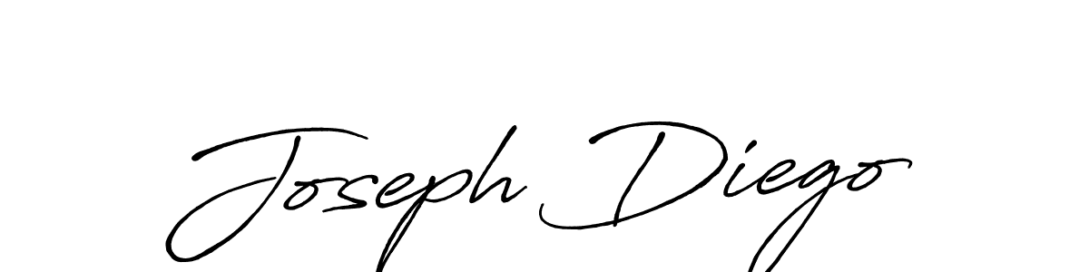 How to make Joseph Diego signature? Antro_Vectra_Bolder is a professional autograph style. Create handwritten signature for Joseph Diego name. Joseph Diego signature style 7 images and pictures png