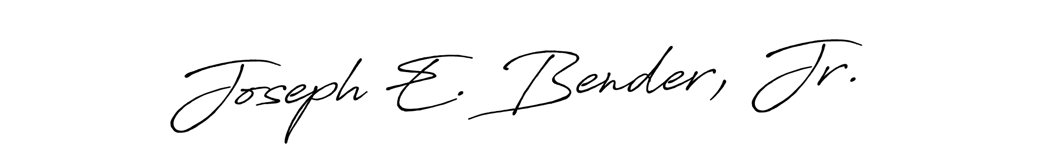 Use a signature maker to create a handwritten signature online. With this signature software, you can design (Antro_Vectra_Bolder) your own signature for name Joseph E. Bender, Jr.. Joseph E. Bender, Jr. signature style 7 images and pictures png