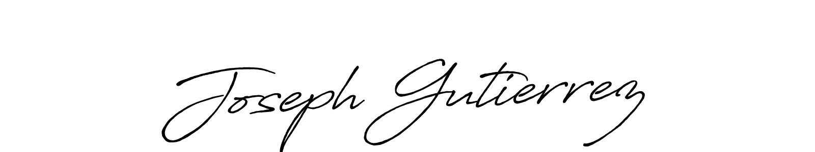 Joseph Gutierrez stylish signature style. Best Handwritten Sign (Antro_Vectra_Bolder) for my name. Handwritten Signature Collection Ideas for my name Joseph Gutierrez. Joseph Gutierrez signature style 7 images and pictures png