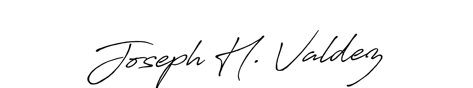 You should practise on your own different ways (Antro_Vectra_Bolder) to write your name (Joseph H. Valdez) in signature. don't let someone else do it for you. Joseph H. Valdez signature style 7 images and pictures png