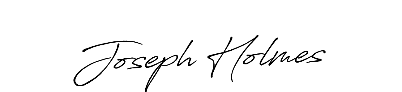 Use a signature maker to create a handwritten signature online. With this signature software, you can design (Antro_Vectra_Bolder) your own signature for name Joseph Holmes. Joseph Holmes signature style 7 images and pictures png