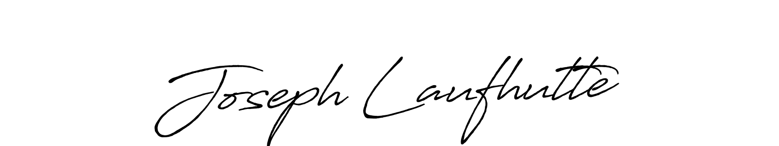 Joseph Laufhutte stylish signature style. Best Handwritten Sign (Antro_Vectra_Bolder) for my name. Handwritten Signature Collection Ideas for my name Joseph Laufhutte. Joseph Laufhutte signature style 7 images and pictures png