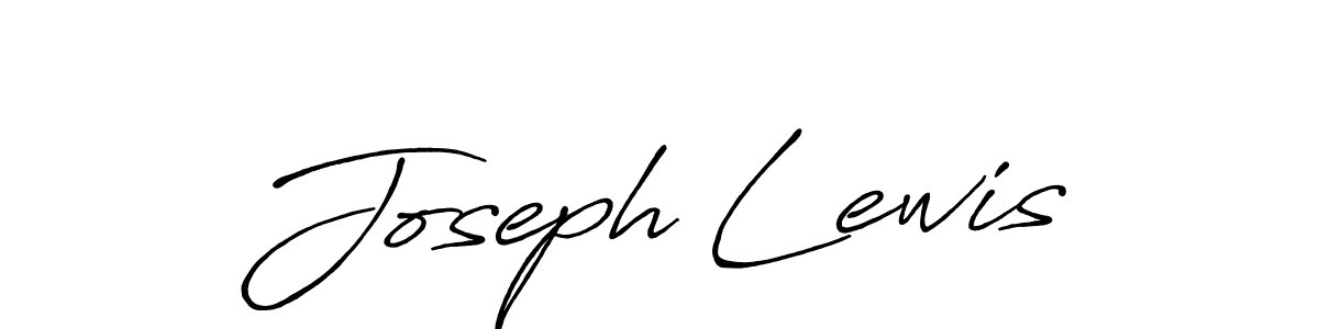 Create a beautiful signature design for name Joseph Lewis. With this signature (Antro_Vectra_Bolder) fonts, you can make a handwritten signature for free. Joseph Lewis signature style 7 images and pictures png