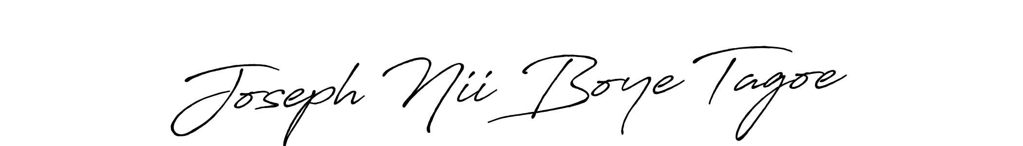 Joseph Nii Boye Tagoe stylish signature style. Best Handwritten Sign (Antro_Vectra_Bolder) for my name. Handwritten Signature Collection Ideas for my name Joseph Nii Boye Tagoe. Joseph Nii Boye Tagoe signature style 7 images and pictures png