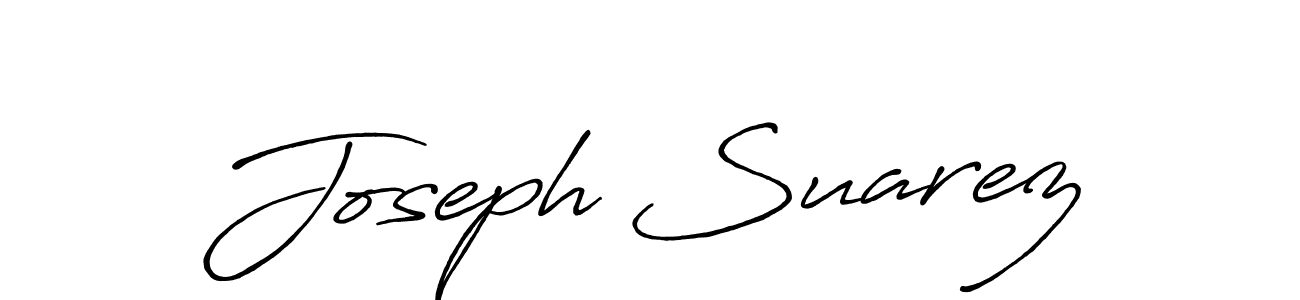 Design your own signature with our free online signature maker. With this signature software, you can create a handwritten (Antro_Vectra_Bolder) signature for name Joseph Suarez. Joseph Suarez signature style 7 images and pictures png
