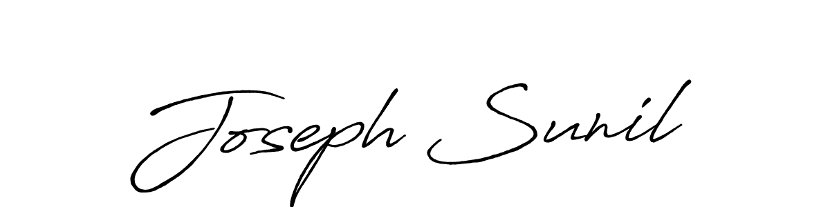 The best way (Antro_Vectra_Bolder) to make a short signature is to pick only two or three words in your name. The name Joseph Sunil include a total of six letters. For converting this name. Joseph Sunil signature style 7 images and pictures png