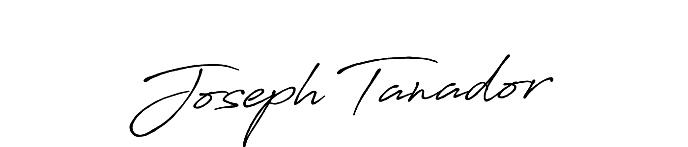 How to make Joseph Tanador signature? Antro_Vectra_Bolder is a professional autograph style. Create handwritten signature for Joseph Tanador name. Joseph Tanador signature style 7 images and pictures png