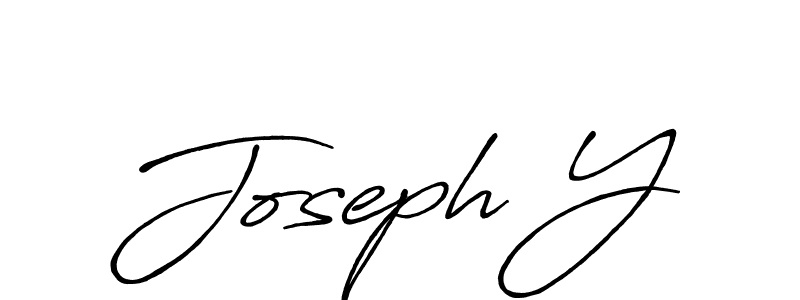 Design your own signature with our free online signature maker. With this signature software, you can create a handwritten (Antro_Vectra_Bolder) signature for name Joseph Y. Joseph Y signature style 7 images and pictures png