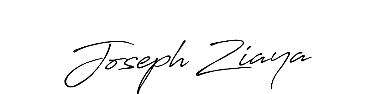 Also we have Joseph Ziaya name is the best signature style. Create professional handwritten signature collection using Antro_Vectra_Bolder autograph style. Joseph Ziaya signature style 7 images and pictures png