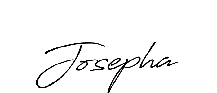 Use a signature maker to create a handwritten signature online. With this signature software, you can design (Antro_Vectra_Bolder) your own signature for name Josepha. Josepha signature style 7 images and pictures png