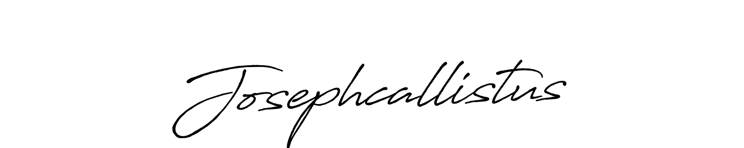 Design your own signature with our free online signature maker. With this signature software, you can create a handwritten (Antro_Vectra_Bolder) signature for name Josephcallistus. Josephcallistus signature style 7 images and pictures png