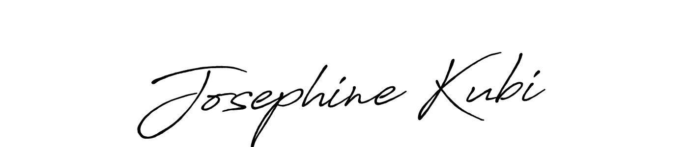 Create a beautiful signature design for name Josephine Kubi. With this signature (Antro_Vectra_Bolder) fonts, you can make a handwritten signature for free. Josephine Kubi signature style 7 images and pictures png