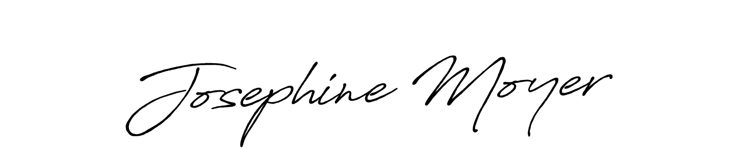 Create a beautiful signature design for name Josephine Moyer. With this signature (Antro_Vectra_Bolder) fonts, you can make a handwritten signature for free. Josephine Moyer signature style 7 images and pictures png