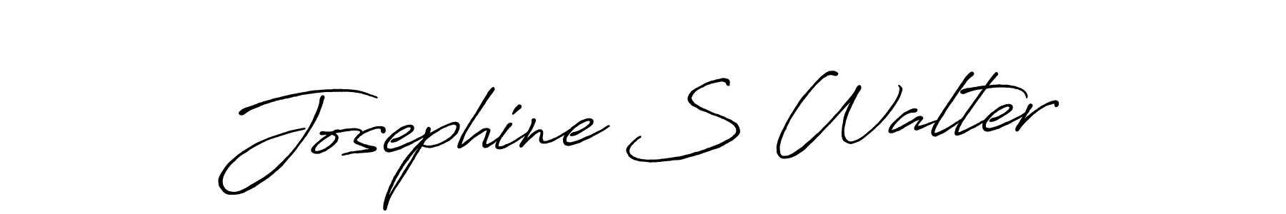 The best way (Antro_Vectra_Bolder) to make a short signature is to pick only two or three words in your name. The name Josephine S Walter include a total of six letters. For converting this name. Josephine S Walter signature style 7 images and pictures png