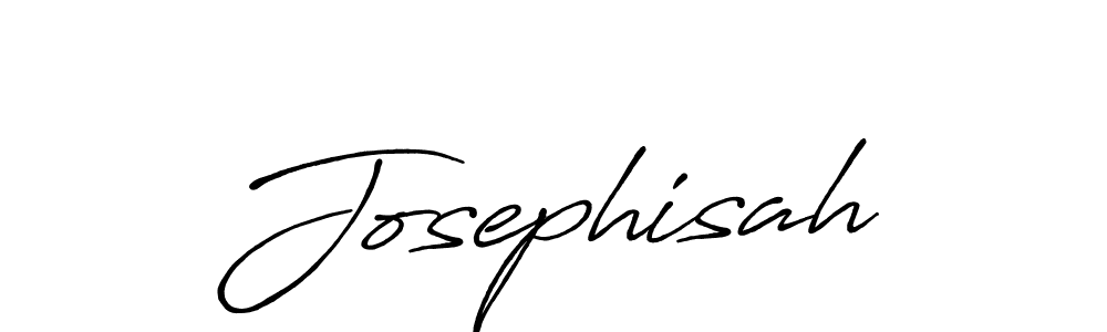 Josephisah stylish signature style. Best Handwritten Sign (Antro_Vectra_Bolder) for my name. Handwritten Signature Collection Ideas for my name Josephisah. Josephisah signature style 7 images and pictures png