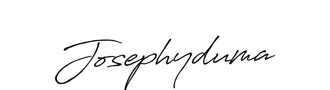 How to make Josephyduma name signature. Use Antro_Vectra_Bolder style for creating short signs online. This is the latest handwritten sign. Josephyduma signature style 7 images and pictures png