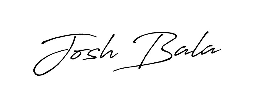 Make a beautiful signature design for name Josh Bala. With this signature (Antro_Vectra_Bolder) style, you can create a handwritten signature for free. Josh Bala signature style 7 images and pictures png