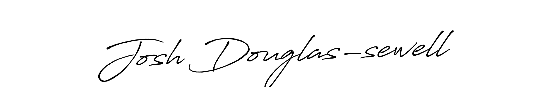 Make a beautiful signature design for name Josh Douglas-sewell. With this signature (Antro_Vectra_Bolder) style, you can create a handwritten signature for free. Josh Douglas-sewell signature style 7 images and pictures png