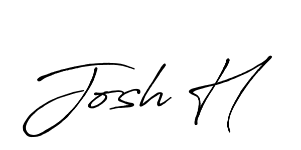 if you are searching for the best signature style for your name Josh H. so please give up your signature search. here we have designed multiple signature styles  using Antro_Vectra_Bolder. Josh H signature style 7 images and pictures png