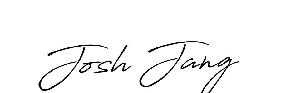 Make a beautiful signature design for name Josh Jang. With this signature (Antro_Vectra_Bolder) style, you can create a handwritten signature for free. Josh Jang signature style 7 images and pictures png