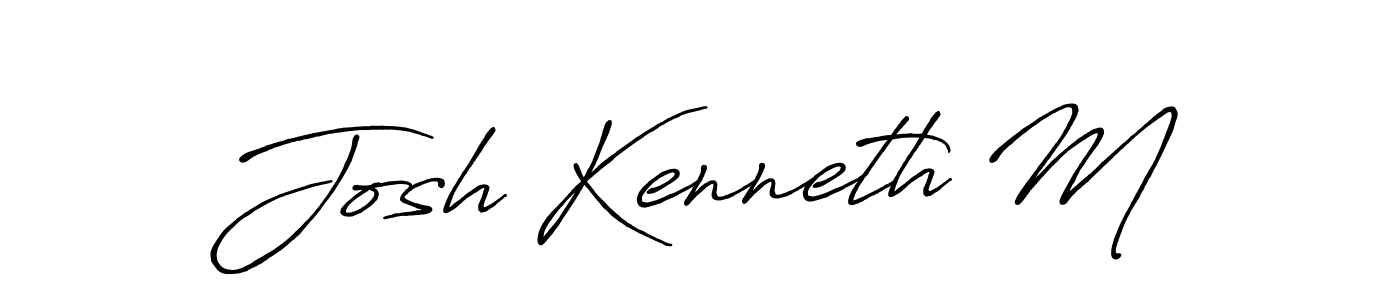 Once you've used our free online signature maker to create your best signature Antro_Vectra_Bolder style, it's time to enjoy all of the benefits that Josh Kenneth M name signing documents. Josh Kenneth M signature style 7 images and pictures png