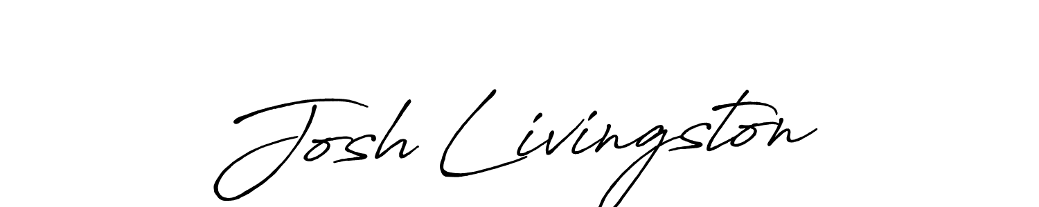 Also we have Josh Livingston name is the best signature style. Create professional handwritten signature collection using Antro_Vectra_Bolder autograph style. Josh Livingston signature style 7 images and pictures png