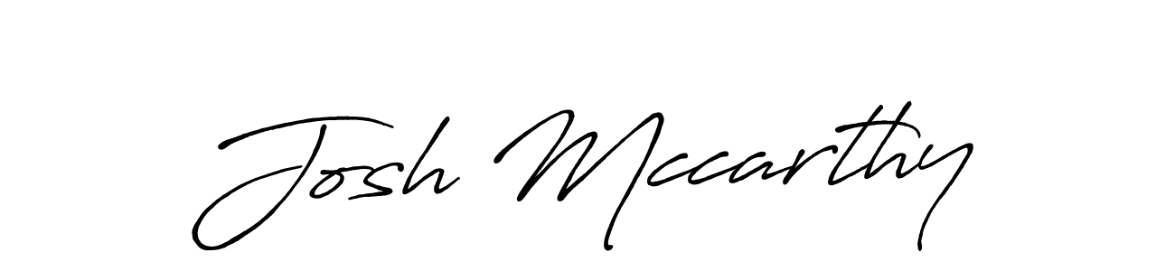 It looks lik you need a new signature style for name Josh Mccarthy. Design unique handwritten (Antro_Vectra_Bolder) signature with our free signature maker in just a few clicks. Josh Mccarthy signature style 7 images and pictures png