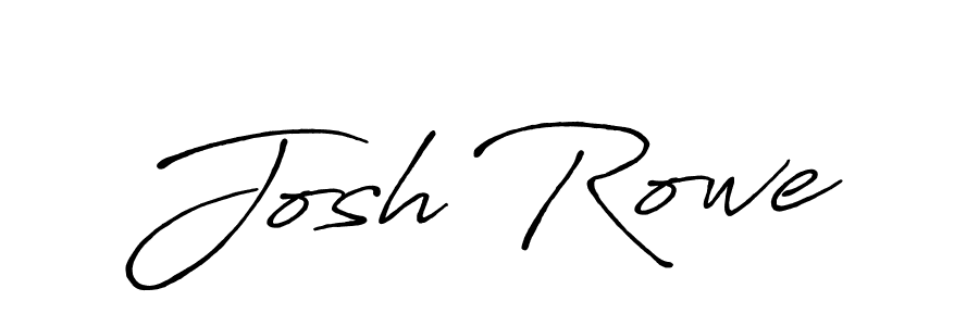 Josh Rowe stylish signature style. Best Handwritten Sign (Antro_Vectra_Bolder) for my name. Handwritten Signature Collection Ideas for my name Josh Rowe. Josh Rowe signature style 7 images and pictures png