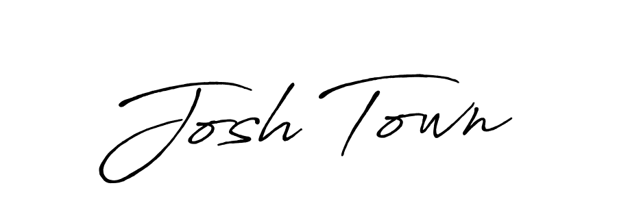 It looks lik you need a new signature style for name Josh Town. Design unique handwritten (Antro_Vectra_Bolder) signature with our free signature maker in just a few clicks. Josh Town signature style 7 images and pictures png
