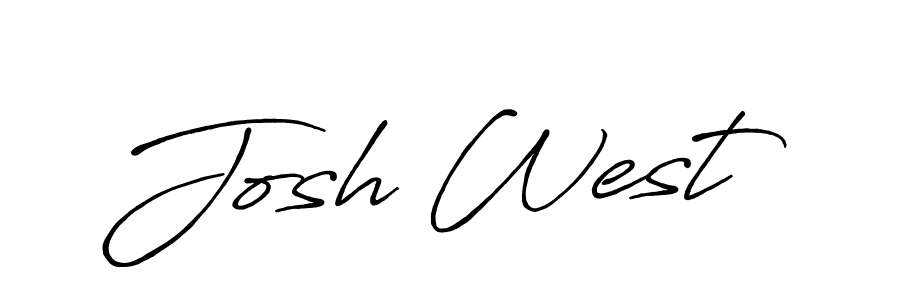 You should practise on your own different ways (Antro_Vectra_Bolder) to write your name (Josh West) in signature. don't let someone else do it for you. Josh West signature style 7 images and pictures png