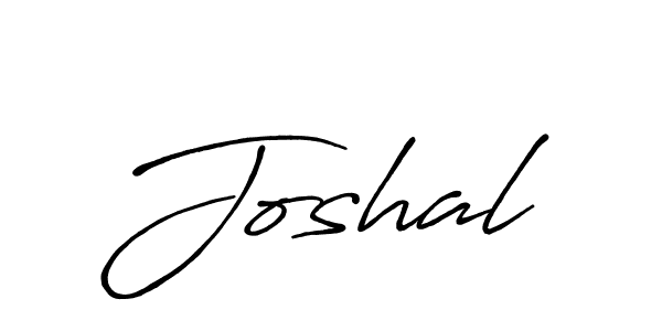Make a beautiful signature design for name Joshal. With this signature (Antro_Vectra_Bolder) style, you can create a handwritten signature for free. Joshal signature style 7 images and pictures png