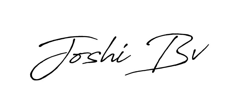 Design your own signature with our free online signature maker. With this signature software, you can create a handwritten (Antro_Vectra_Bolder) signature for name Joshi Bv. Joshi Bv signature style 7 images and pictures png