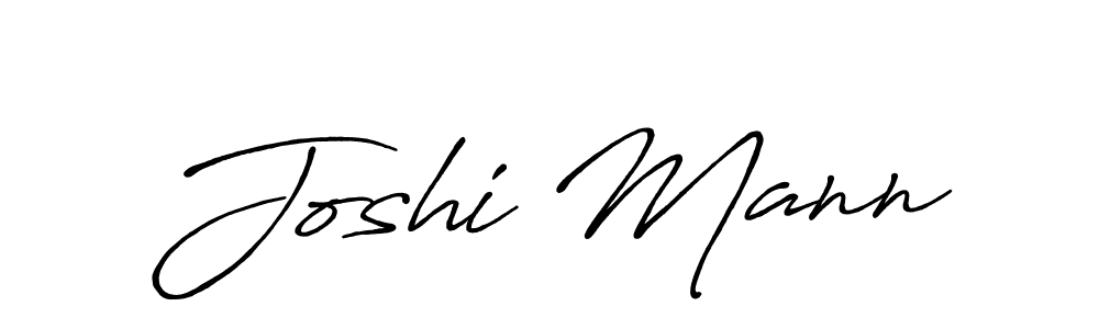 Design your own signature with our free online signature maker. With this signature software, you can create a handwritten (Antro_Vectra_Bolder) signature for name Joshi Mann. Joshi Mann signature style 7 images and pictures png