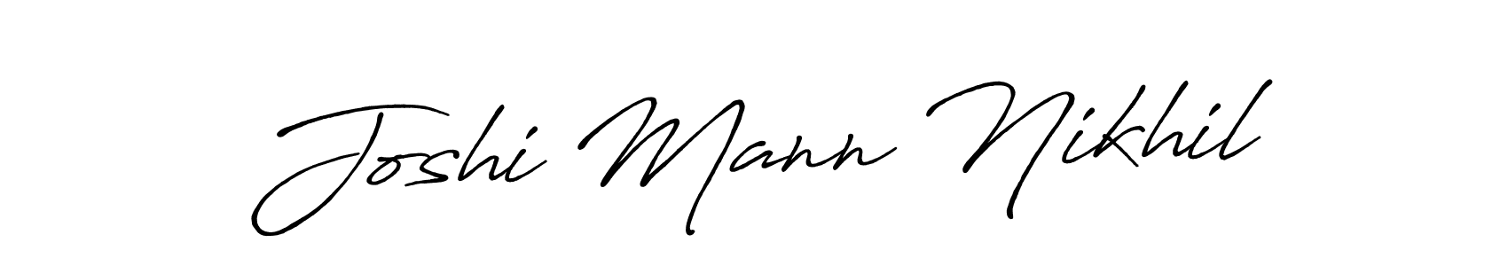if you are searching for the best signature style for your name Joshi Mann Nikhil. so please give up your signature search. here we have designed multiple signature styles  using Antro_Vectra_Bolder. Joshi Mann Nikhil signature style 7 images and pictures png