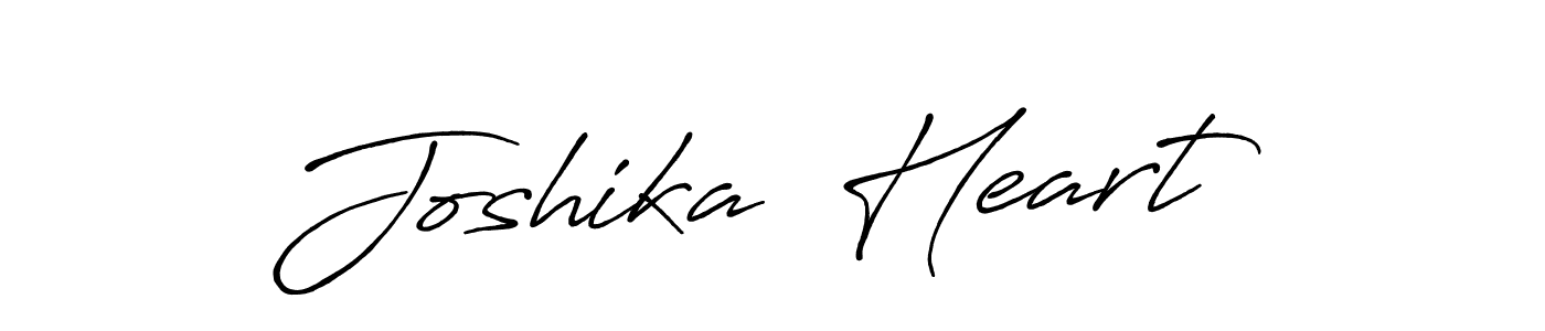 It looks lik you need a new signature style for name Joshika  Heart. Design unique handwritten (Antro_Vectra_Bolder) signature with our free signature maker in just a few clicks. Joshika  Heart signature style 7 images and pictures png