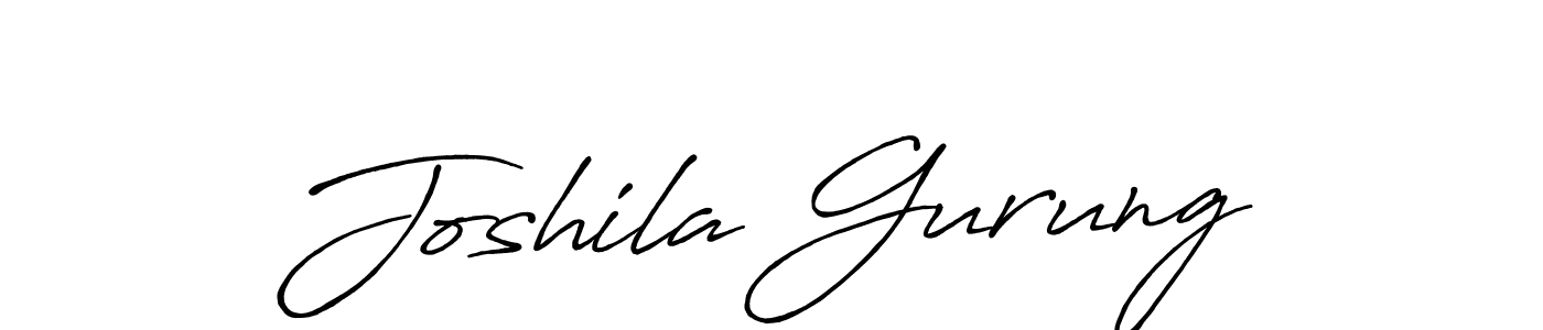 It looks lik you need a new signature style for name Joshila Gurung. Design unique handwritten (Antro_Vectra_Bolder) signature with our free signature maker in just a few clicks. Joshila Gurung signature style 7 images and pictures png