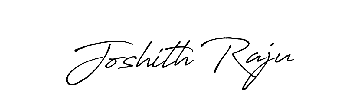 How to make Joshith Raju signature? Antro_Vectra_Bolder is a professional autograph style. Create handwritten signature for Joshith Raju name. Joshith Raju signature style 7 images and pictures png