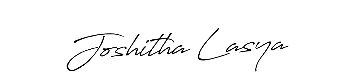 It looks lik you need a new signature style for name Joshitha Lasya. Design unique handwritten (Antro_Vectra_Bolder) signature with our free signature maker in just a few clicks. Joshitha Lasya signature style 7 images and pictures png
