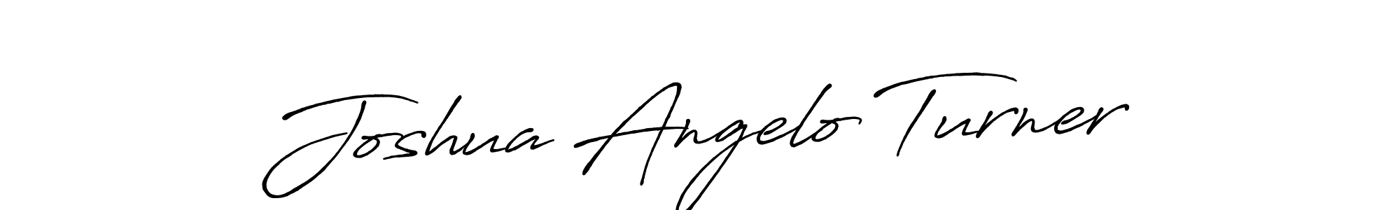 It looks lik you need a new signature style for name Joshua Angelo Turner. Design unique handwritten (Antro_Vectra_Bolder) signature with our free signature maker in just a few clicks. Joshua Angelo Turner signature style 7 images and pictures png