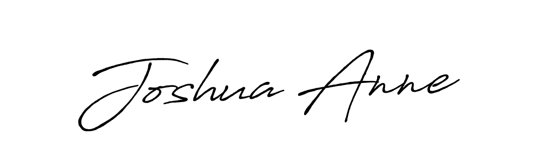 Joshua Anne stylish signature style. Best Handwritten Sign (Antro_Vectra_Bolder) for my name. Handwritten Signature Collection Ideas for my name Joshua Anne. Joshua Anne signature style 7 images and pictures png