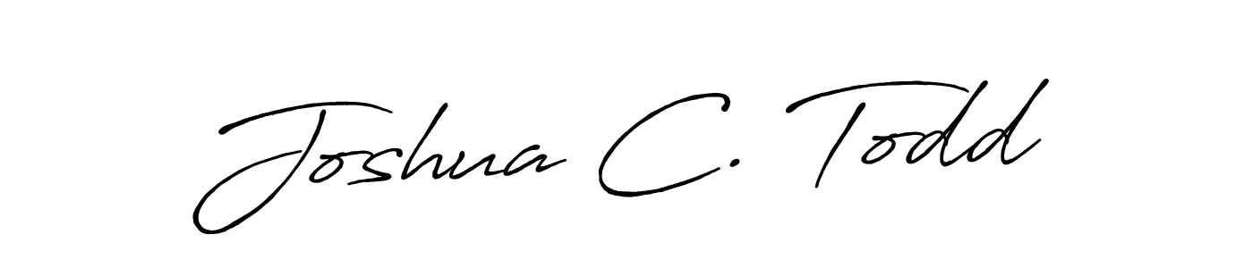 How to make Joshua C. Todd name signature. Use Antro_Vectra_Bolder style for creating short signs online. This is the latest handwritten sign. Joshua C. Todd signature style 7 images and pictures png