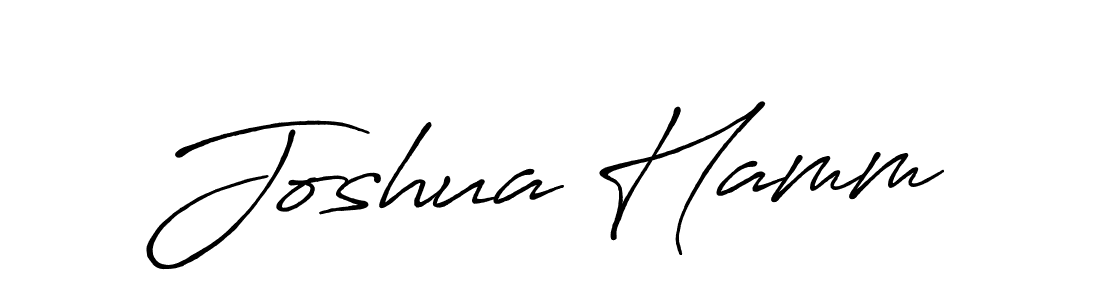 Also You can easily find your signature by using the search form. We will create Joshua Hamm name handwritten signature images for you free of cost using Antro_Vectra_Bolder sign style. Joshua Hamm signature style 7 images and pictures png