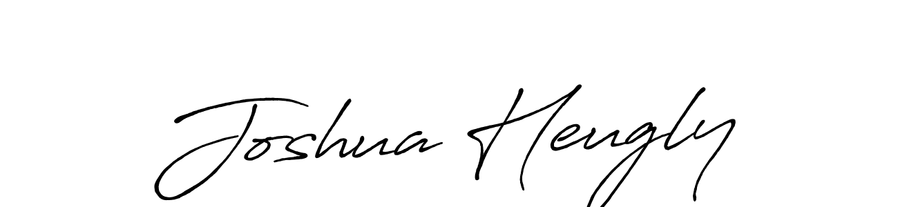Joshua Heugly stylish signature style. Best Handwritten Sign (Antro_Vectra_Bolder) for my name. Handwritten Signature Collection Ideas for my name Joshua Heugly. Joshua Heugly signature style 7 images and pictures png
