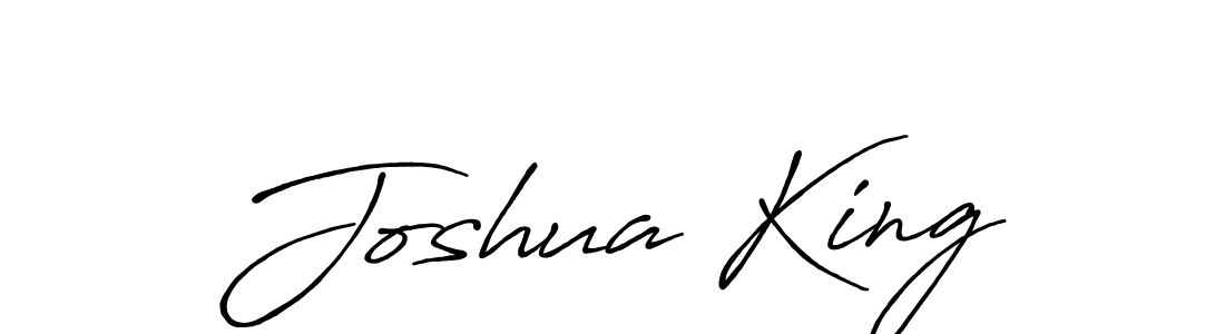 Create a beautiful signature design for name Joshua King. With this signature (Antro_Vectra_Bolder) fonts, you can make a handwritten signature for free. Joshua King signature style 7 images and pictures png