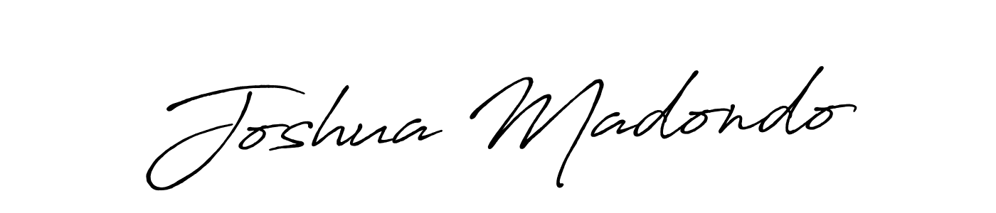 Also we have Joshua Madondo name is the best signature style. Create professional handwritten signature collection using Antro_Vectra_Bolder autograph style. Joshua Madondo signature style 7 images and pictures png