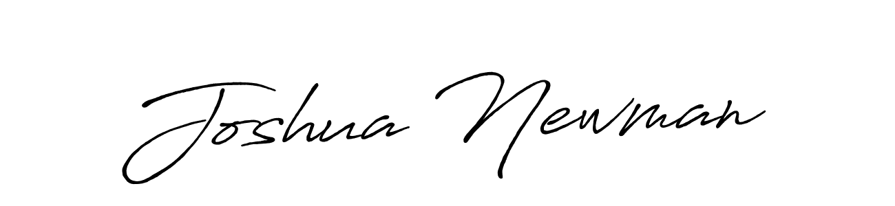 Create a beautiful signature design for name Joshua Newman. With this signature (Antro_Vectra_Bolder) fonts, you can make a handwritten signature for free. Joshua Newman signature style 7 images and pictures png