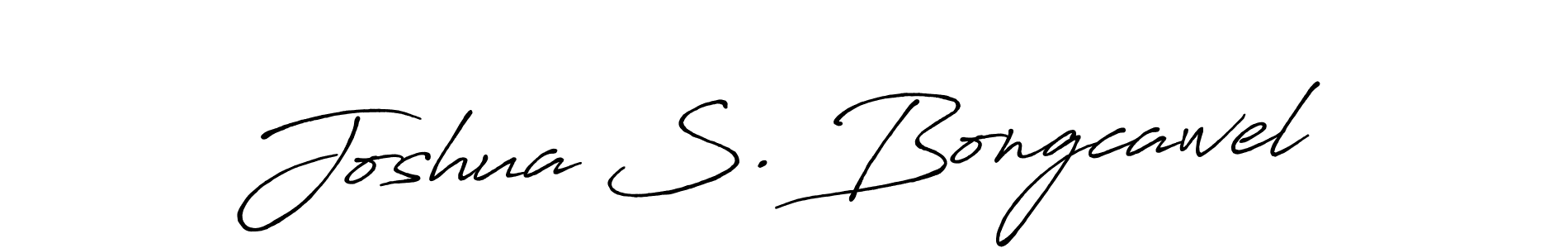 Similarly Antro_Vectra_Bolder is the best handwritten signature design. Signature creator online .You can use it as an online autograph creator for name Joshua S. Bongcawel. Joshua S. Bongcawel signature style 7 images and pictures png