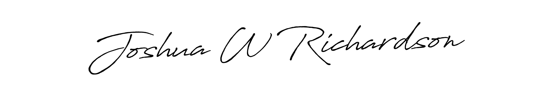 How to Draw Joshua W Richardson signature style? Antro_Vectra_Bolder is a latest design signature styles for name Joshua W Richardson. Joshua W Richardson signature style 7 images and pictures png